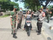 Bersama Tiga Pilar, Polsek Panongan Gelar Operasi Yustisi