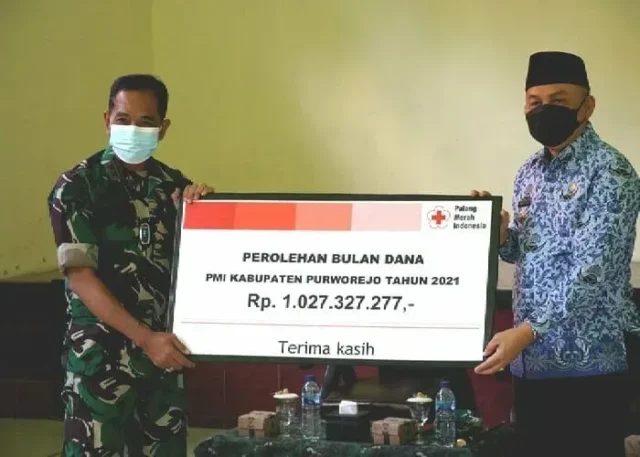 Bulan Dana PMI Tahun 2021 Purworejo Sebesar Rp 1,027 Milyar