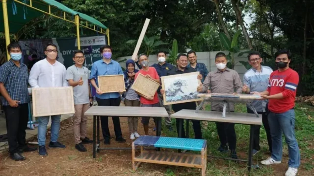 Taman Ide Bersama Nalaktak Kai Gelar Workshop Pengolahan Kayu Limbah Palet