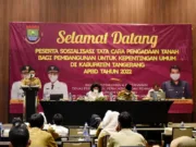 Dinas Perkim Kabupaten Tangerang, Gelar Sosialisasi Tata Cara Pengadaan Tanah