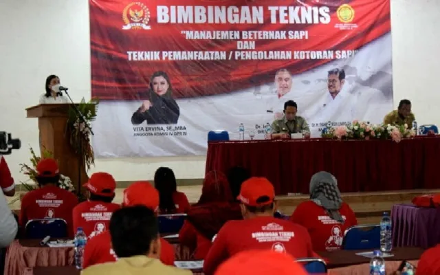 Anggota Komisi IV DPR RI, Vita Ervina Bersama Direktorat Jenderal Peternakan Adakan Bimtek