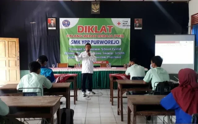 Dijadikan Pelopor Penerapan Prokes, 39 Siswa SMK YPP Purworejo Ikuti Diklat PMR,