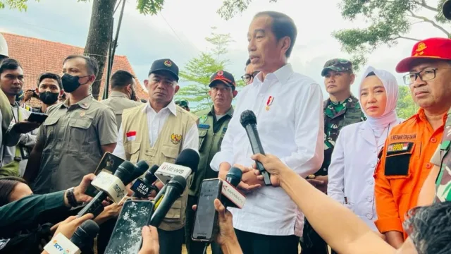 Presiden Sampaikan Duka Cita atas Gempa di Cianjur dan Instruksikan Penanganan Korban