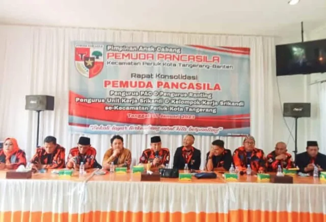 Gelar Rapat Konsolidasi, PAC Pemuda Pancasila Priuk Dorong Kader Maju Jadi Anggota Legislatif di Pemilu 2024