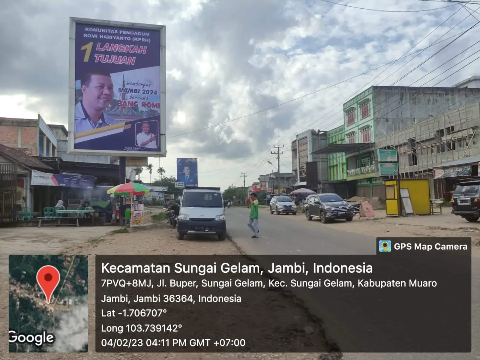 Baliho Romi Hariyanto menghiasi wajah Provinsi Jambi. 