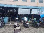 Pasar Kebon Handil, Kota Jambi yang dijadwalkan bakal dikunjungi Presiden Jokowi.