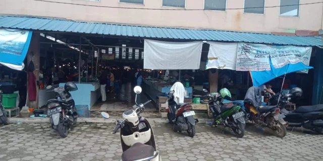 Pasar Kebon Handil, Kota Jambi yang dijadwalkan bakal dikunjungi Presiden Jokowi.