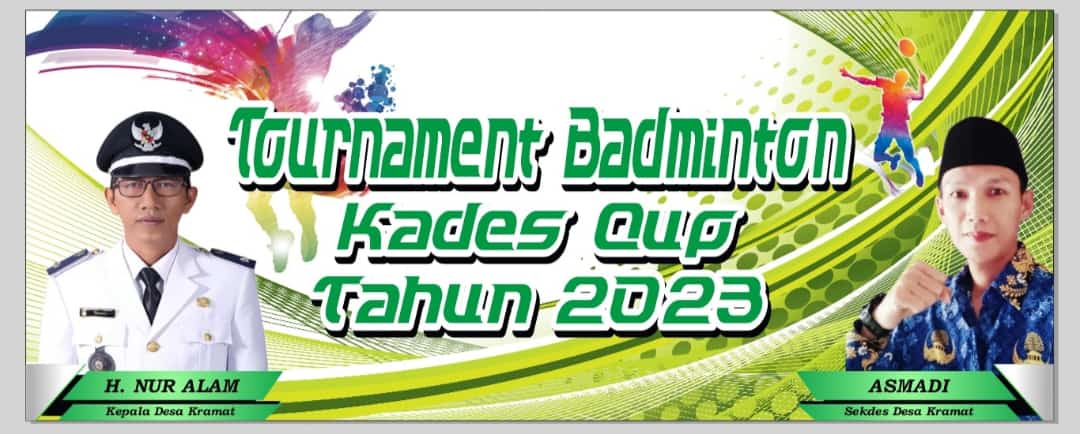 Turnamen Badminton Kades Cup Desa Kramat Tahun 2023 Kembali di Gelar