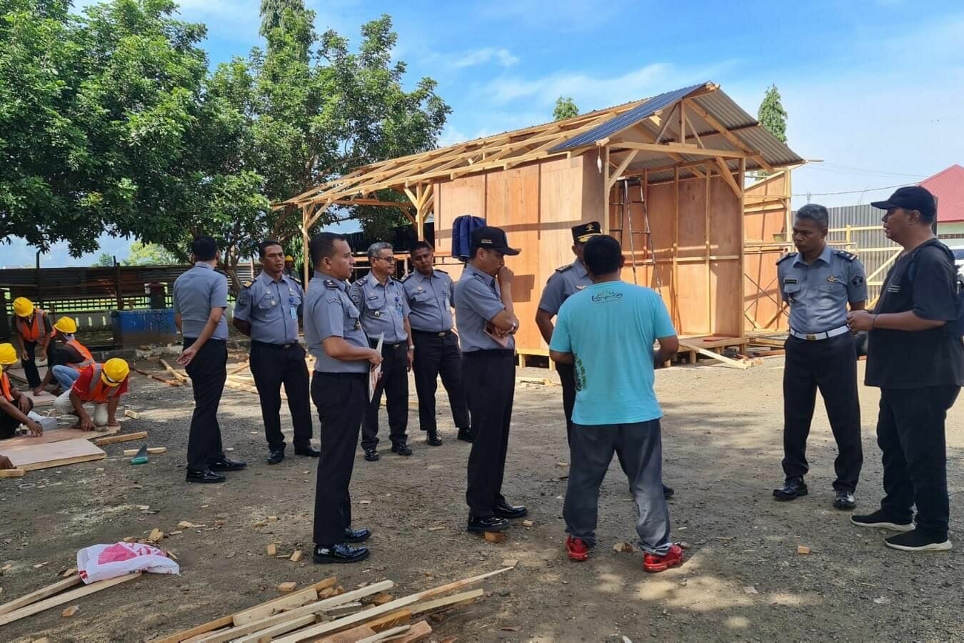 Cek Progres Pengerjaan, Plh. Kakanwil Kemenkumham Aceh Tinjau Proyek di Kantor Imigrasi dan Lapas Banda Aceh