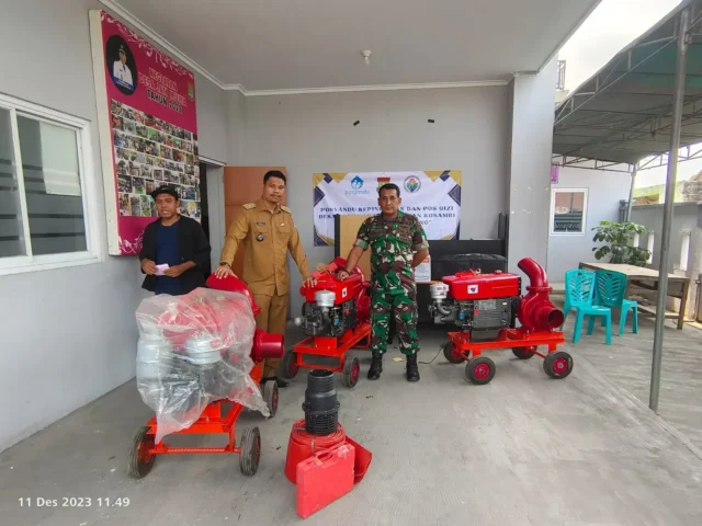 Cegah Banjir di Musim Hujan, Desa Jati Mulya Siapkan 3 Unit Mesin Pompa Air