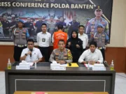 Polda Banten Gelar Press Conference Tindak Pidana Korupsi Pembangunan Jalan Akses Pelabuhan Warna Sari Tahap 2