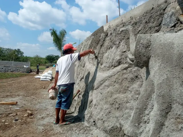 Pengunjung Harap Sabar, Proyek Pendukung Kolam Renang Pangonan Tengah Dikebut