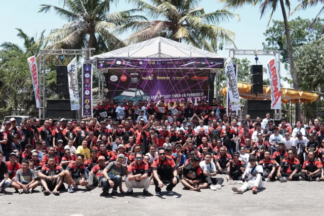 Dengan Tema One Decade Solidarity, Komunitas Mobil Timor-er Purworejo Gelar Anniversary Ke-10