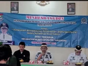 Pemerataan Pembangunan di Seluruh Bidang, Rapat Musrenbang Desa Tanjakan